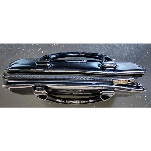 Lipault paris Black Patent Leather and Vinyl Travel Tote - Picture 5 of 6